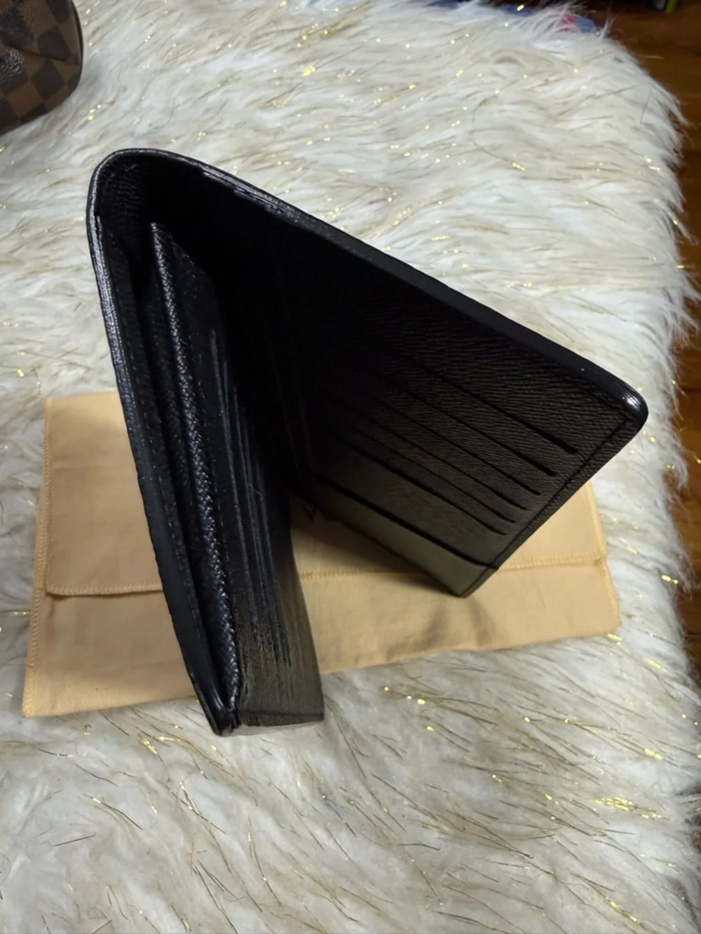 Louis Vuitton Brazza Black Damier Graphite wallet w/ Dust-bag unisex - Picture 5 of 16